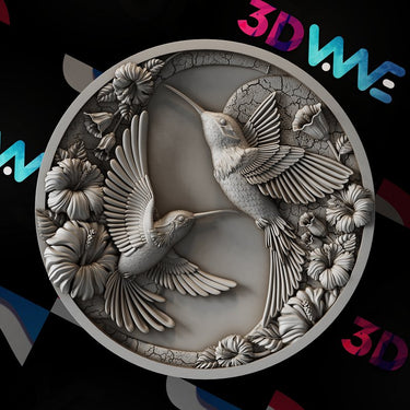 HUMMINGBIRDS 3d STL - 3DWave.us